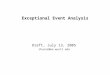 Exceptional Event Analysis Draft, July 13, 2005 rhusar@me.wustl.edu