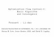 Optimization Flow Control—I: Basic Algorithm and Convergence Present : Li-der