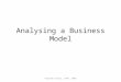 Analysing a Business Model Rajendra Desai, XIME, 2009