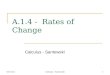 10/26/20151 A.1.4 - Rates of Change Calculus - Santowski