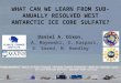 WHAT CAN WE LEARN FROM SUB-ANUALLY RESOLVED WEST ANTARCTIC ICE CORE SULFATE? Daniel A. Dixon, P. A. Mayewski, S. Kaspari, S. Sneed, M. Handley ACKNOWLEDGEMENTS: