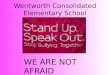 Wentworth Consolidated Elementary School WE ARE NOT AFRAID