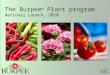 The Burpee ® Plant program National Launch, 2010