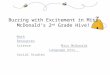 Buzzing with Excitement in Miss McDonald’s 2 nd Grade Hive! MathMath ResourcesResources ScienceScience Miss McDonald Language ArtsMiss McDonald Language