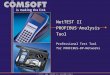 COMSOFT GmbH | NetTEST II | July 2005 | Page 1 NetTEST II PROFIBUS Analysis Tool Professional Test Tool for PROFIBUS-DP-Networks