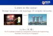 Listen to the noise: Bridge dynamics and topology of complex networks Jie Ren ( 任 捷 ) NUS Graduate School for Integrative Sciences & Engineering National