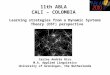 11th ABLA CALI – COLOMBIA Learning strategies from a Dynamic Systems Theory (DST) perspective Carlos Andrés Rico M.A. Applied Linguistics University of