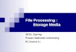 File Processing : Storage Media 2015, Spring Pusan National University Ki-Joune Li