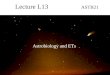 Lecture L13 ASTB21 Astrobiology and ETs. Habitable zones for stars of different masses and ages