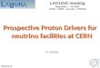 LAGUNA meeting September 7 - 10, 2010 CAES – CNRS – Aussois - FRANCE Prospective Proton Drivers for neutrino facilities at CERN 8/09/2010 R. Garoby