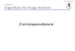 The University of Ontario CS 4487/6587 Algorithms for Image Analysis Correspondence