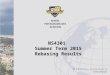 NS4301 Summer Term 2015 Rebasing Results. Introduction Amadou Sy, “Are African Countries Rebasing GDP in 2014 Finding Evidence of Structural Transformation,