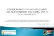 Presentation by the Department of Cooperative Governance to the Portfolio Committee on Cooperative Governance and Traditional affairs 15 November 2011