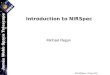 INS NIRSpec, 12 May 2005 Introduction to NIRSpec Michael Regan