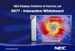 NEC Displays Solutions of America, Ltd IW77 - Interactive Whiteboard