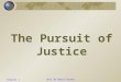 Chapter 1 The Pursuit of Justice Unit #1 Notes Packet