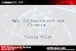 R&D, Collaborations and Closeout Fulvia Pilat MEIC Collaboration Meeting March 30-31