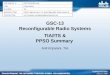GSC-13 Reconfigurable Radio Systems TIA/ITS & PPSO Summary Anil Kripalani, TIA DOCUMENT #:GSC13-GRSC6-26 FOR:Presentation SOURCE:TIA AGENDA ITEM:GRSC Agenda