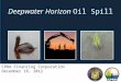 CPRA Financing Corporation December 18, 2012 Deepwater Horizon Oil Spill