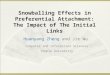 Snowballing Effects in Preferential Attachment: The Impact of The Initial Links Huanyang Zheng and Jie Wu Computer and Information Sciences Temple University