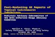 Post-Marketing AE Reports of Topical Calcineurin Inhibitors Pediatric Advisory Subcommittee of the Anti-Infective Drugs Advisory Committee Marilyn R. Pitts,