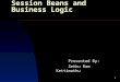 1 Session Beans and Business Logic Presented By: Sethu Ram Kettimuthu