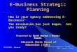 02/27/2001 – Slide #1 2001 NCES MIS Conference - Orlando, FL ISBE – Norton / Powell E-Business Strategic Planning How is your agency addressing E-Business?