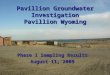 Pavillion Groundwater Investigation Pavillion Wyoming Phase I Sampling Results August 11, 2009