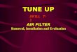 TUNE UP SKILL T-1 AIR FILTER Removal, Installation and Evaluation