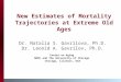 New Estimates of Mortality Trajectories at Extreme Old Ages Dr. Natalia S. Gavrilova, Ph.D. Dr. Leonid A. Gavrilov, Ph.D. Center on Aging NORC and The