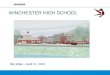 WINCHESTER HIGH SCHOOL Site Walk – April 11, 2015