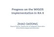 Progress on the WIGOS Implementation in RA II ZHAO DATONG Deputy Director, Department of Integrated Observation China Meteorological Administration