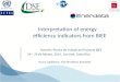 Interpretation of energy efficiency indicators from BIEE Bruno Lapillonne, Vice President, Enerdata Reunión Técnica de Trabajo del Proyecto BIEE 24 – 26