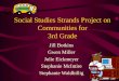 Social Studies Strands Project on Communities for 3rd Grade Jill Botkins Gwen Miller Julie Eickmeyer Stephanie McIntire Stephanie Waldbillig