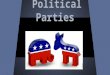 Political Parties. Definition: -A group of persons, joined together on the basis of certain common principles, who seek to control government in order