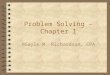Problem Solving - Chapter 1 ©Gayle M. Richardson, CPA