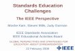 Standards Education Challenges Moshe Kam, Steven Mills, Judy Gorman IEEE Standards Association IEEE Educational Activities Board The IEEE Perspective 22