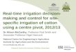 Real-time irrigation decision- making and control for site- specific irrigation of cotton using a centre pivot, 2012/13 Dr Alison McCarthy, Professor Rod