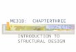 ME31B: CHAPTERTHREE INTRODUCTION TO STRUCTURAL DESIGN