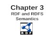 Chapter 3 RDF and RDFS Semantics. Introduction RDF has a very simple data model But it is quite liberal in what you can say Semantics can be given using