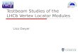 Testbeam Studies of the LHCb Vertex Locator Modules Lisa Dwyer