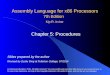 Assembly Language for x86 Processors 7th Edition Chapter 5: Procedures (c) Pearson Education, 2015. All rights reserved. You may modify and copy this slide