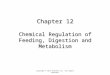 Chapter 12 Chemical Regulation of Feeding, Digestion and Metabolism Copyright © 2013 Elsevier Inc. All rights reserved