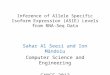 Inference of Allele Specific Isoform Expression (ASIE) Levels from RNA- Seq Data Sahar Al Seesi and Ion M ă ndoiu Computer Science and Engineering CANGS
