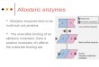 Allosteric Enzymes Allosteric enzymes have one or more allosteric sites Allosteric sites are binding sites distinct from an enzyme’s active site or substrate-binding