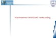 1 Maintenance Workload Forecasting Industrial Engineering