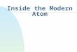 Inside the Modern Atom. Review of Waves n Properties:  Wavelength ( ): distance between two successive crests u Frequency (f): number of wave crests