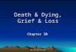 Death & Dying, Grief & Loss Chapter 30 NRS_105/320_Collings