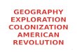 1. REASONS FOR EUROPEAN EXPLORATION *Conquistadors-God, glory and gold *curiosity *new empire and land *colonization Significance- founding of colonies