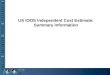 US IOOS Independent Cost Estimate: Summary Information